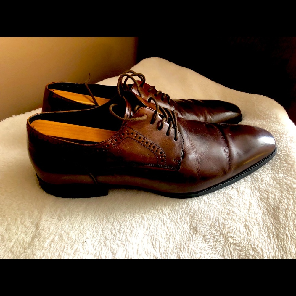 Alfani Leather Men’s Lace Up Dress Shoes